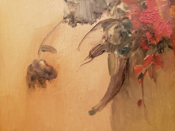 "Fleurs, No.3 Arrangement in Amber & Gold" Oil on Board by Leon Dabo, NA(1864-1960) SOLD - Image 9