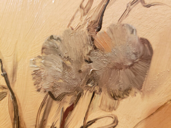 "Fleurs, No.3 Arrangement in Amber & Gold" Oil on Board by Leon Dabo, NA(1864-1960) SOLD - Image 11