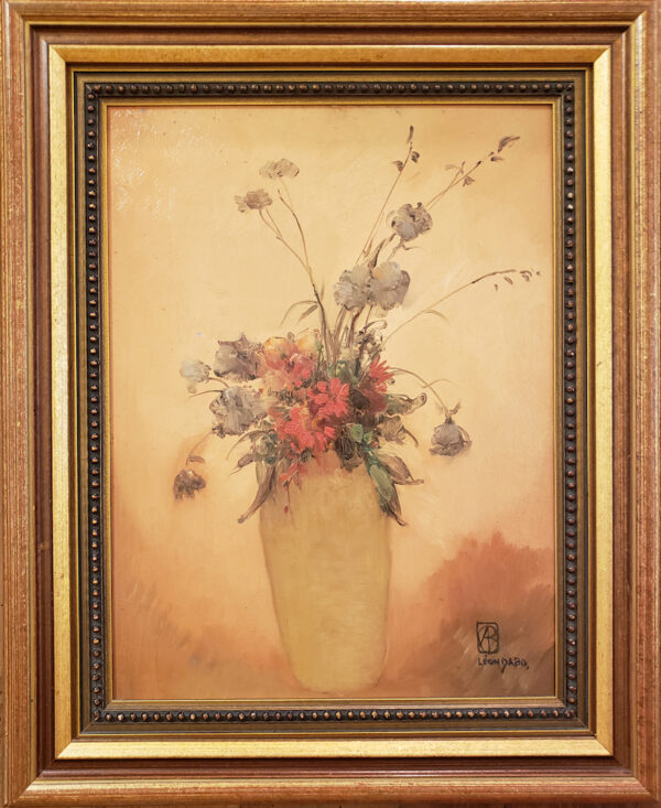 "Fleurs, No.3 Arrangement in Amber & Gold" Oil on Board by Leon Dabo, NA(1864-1960) SOLD - Image 16