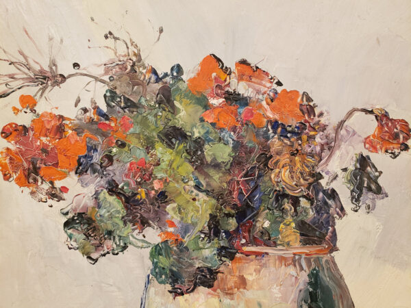 "Fleurs, St. Tropez, 1940" Oil on Board by Leon Dabo, NA(1864-1960) - Image 9