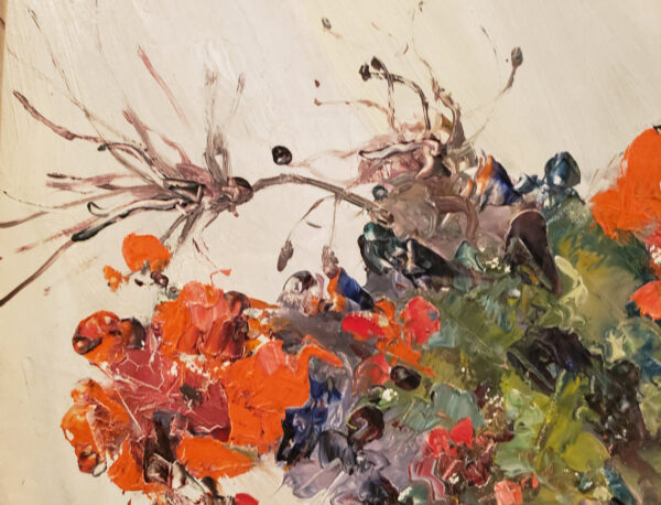 "Fleurs, St. Tropez, 1940" Oil on Board by Leon Dabo, NA(1864-1960) - Image 10
