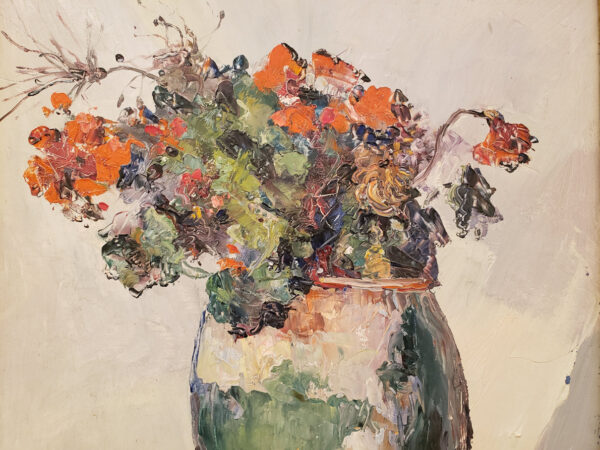 "Fleurs, St. Tropez, 1940" Oil on Board by Leon Dabo, NA(1864-1960) - Image 7