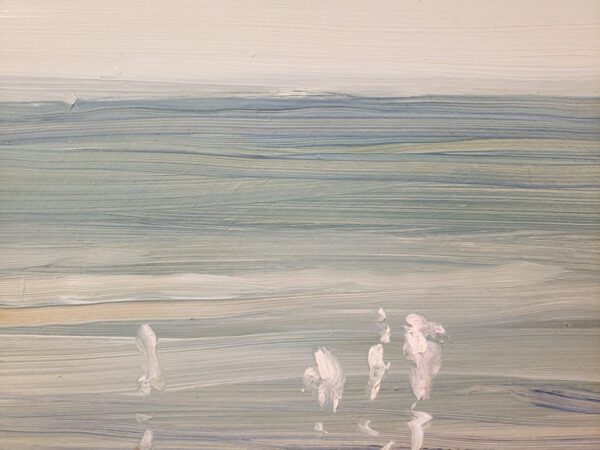 Leon Dabo, NA(1864-1960) "Sea Shore, Sandy Hook" Oil on Board - Image 11