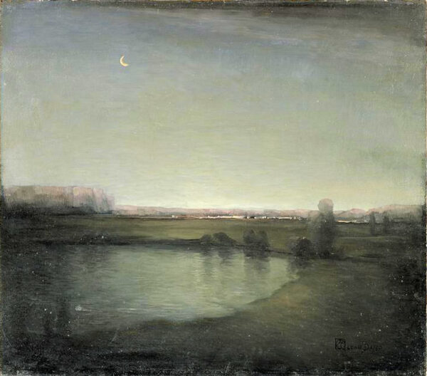 "Moore Park, Sunset" by Leon Dabo, NA(1864-1960) - Image 8