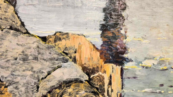Leon Dabo (1864-1960) "View of Sputen Duvil, Palisades" Oil on Canvas - Image 12