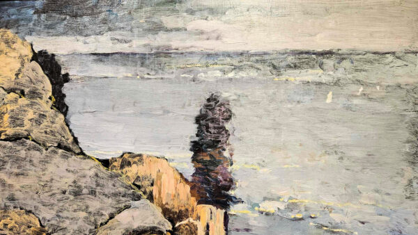 Leon Dabo (1864-1960) "View of Sputen Duvil, Palisades" Oil on Canvas - Image 7