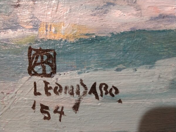 "The Sea" Oil on Board by Leon Dabo, NA(1864-1960) - Image 10