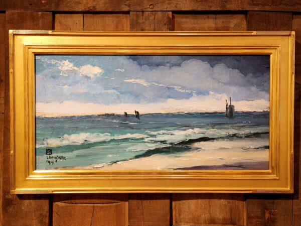 "The Sea" Oil on Board by Leon Dabo, NA(1864-1960) - Image 2