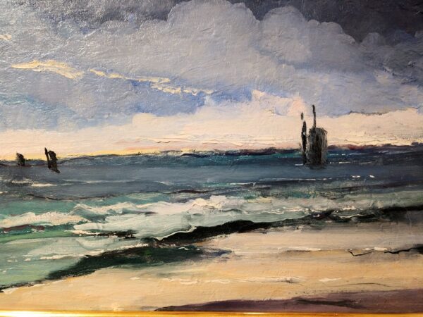 "The Sea" Oil on Board by Leon Dabo, NA(1864-1960) - Image 6