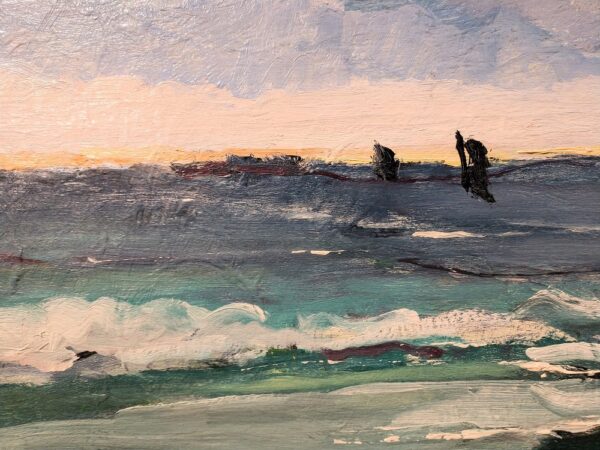 "The Sea" Oil on Board by Leon Dabo, NA(1864-1960) - Image 7