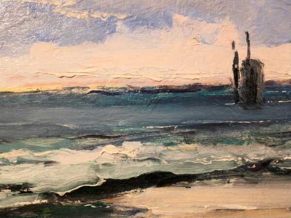 "The Sea" Oil on Board by Leon Dabo, NA(1864-1960) - Image 8