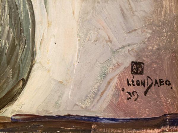 "Summer Bouquet, St. Tropez, 1939" Oil on Board by Leon Dabo, NA(1864-1960) - Image 16