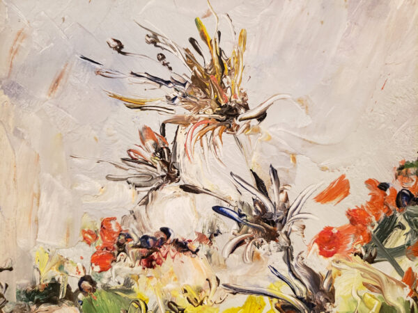 "Summer Bouquet, St. Tropez, 1939" Oil on Board by Leon Dabo, NA(1864-1960) - Image 9