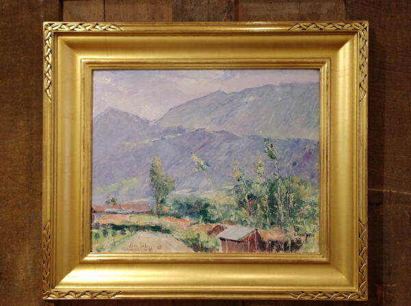 "Talloires, Haute-Savoie" by Leon Dabo, NA(1864-1960) - Image 15