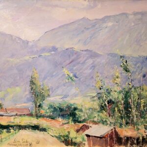 "Talloires, Haute-Savoie" by Leon Dabo, NA(1864-1960)