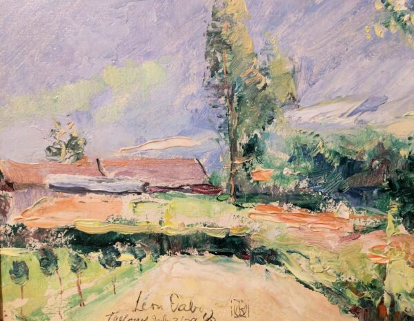 "Talloires, Haute-Savoie" by Leon Dabo, NA(1864-1960) - Image 5