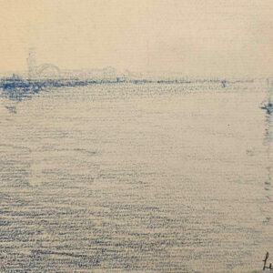 Leon Dabo (1864-1960)  Venice, 1912  Colored Crayon on Paper
