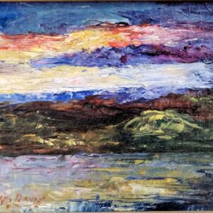 "Alaska" Oil on Canvas by Leonard Moore Davis (1864-1938)