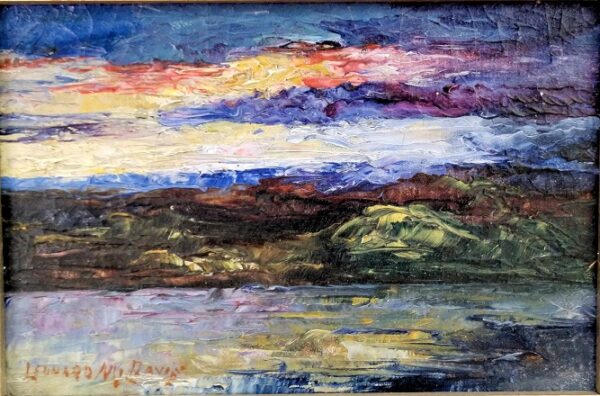 "Alaska" Oil on Canvas by Leonard Moore Davis (1864-1938)