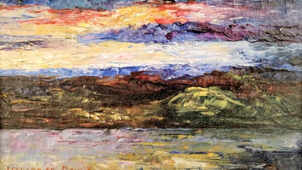 "Alaska" Oil on Canvas by Leonard Moore Davis (1864-1938) - Image 5