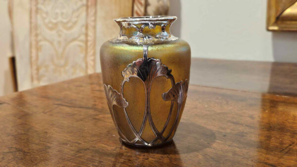 Loetz Silberiris Candia Vase