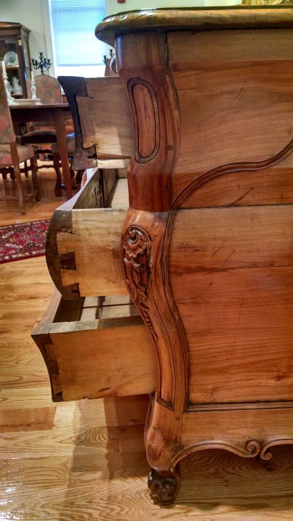 18th Century French Provincial Fruitwood Commode - Image 23