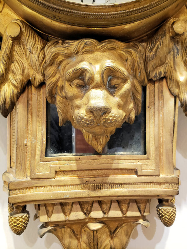 Gilt Bronze Louis XVI Cartel Clock by André-Georges Guiot - Image 17