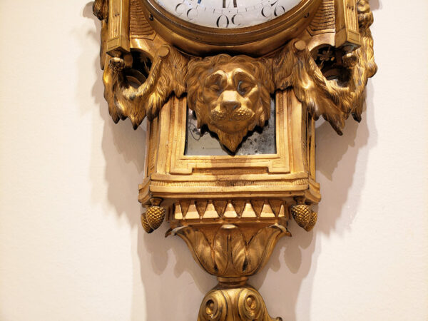 Gilt Bronze Louis XVI Cartel Clock by André-Georges Guiot - Image 15