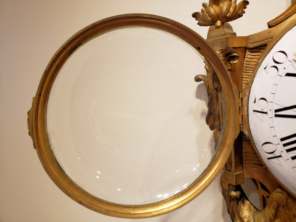 Gilt Bronze Louis XVI Cartel Clock by André-Georges Guiot - Image 6