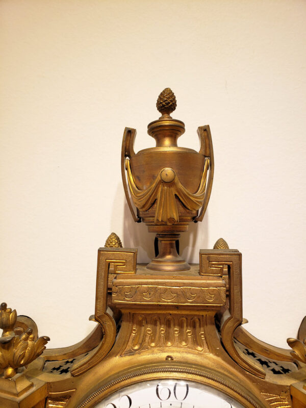 Gilt Bronze Louis XVI Cartel Clock by André-Georges Guiot - Image 22