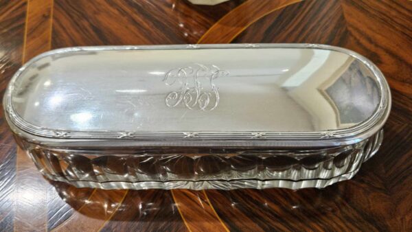 Ludwig Neresheimer Hanau German 800 Silver Dresser Set - Image 11