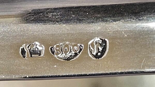 Ludwig Neresheimer Hanau German 800 Silver Dresser Set - Image 14