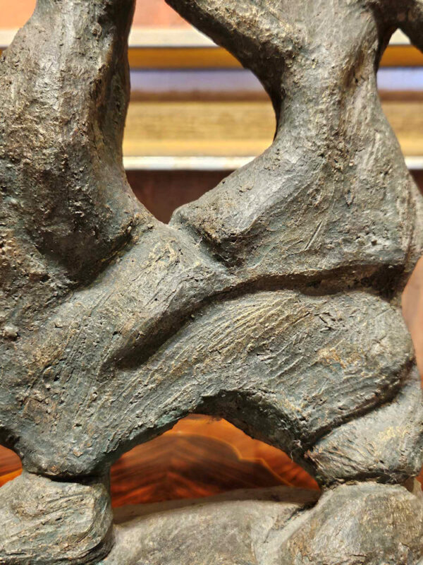 Mid Century Modern "Abstract Figure" Sculpture in Clay by Madeleine Heumann (1933-2018) - Image 13