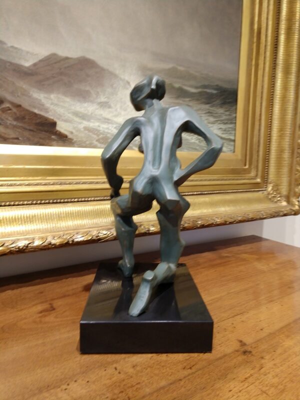 "Kneeling Women" Sculpture in Bonded Bronze by Madeleine Heumann (1933-2018) - Image 5