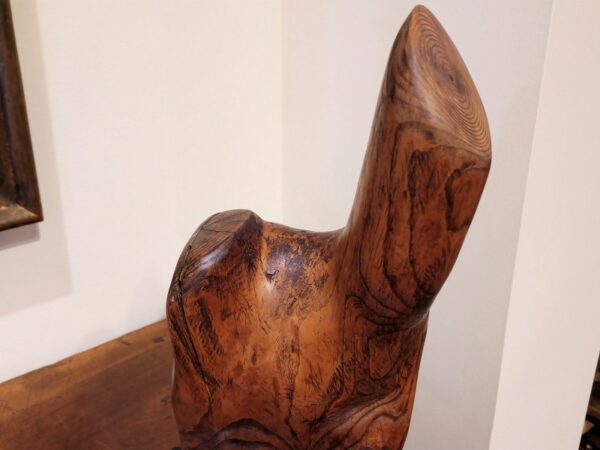 "Wooden Torso" Sculpture carved of wood tree branch by Madeleine Heumann (1933-2018) - Image 9