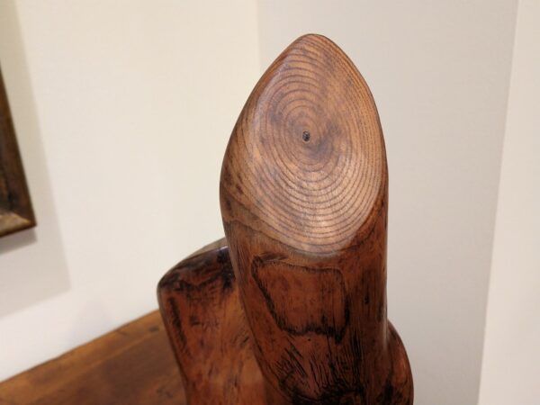 "Wooden Torso" Sculpture carved of wood tree branch by Madeleine Heumann (1933-2018) - Image 10