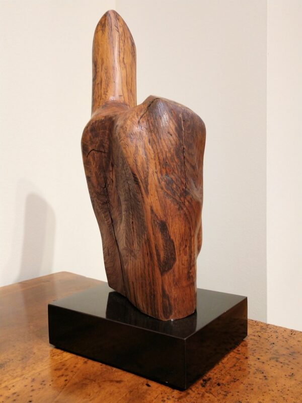 "Wooden Torso" Sculpture carved of wood tree branch by Madeleine Heumann (1933-2018) - Image 5