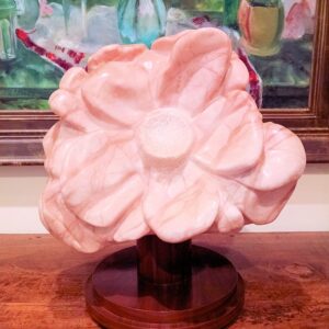 "Ode to Georgia O'Keefe" Stone Sculpture by Madeleine Heumann (1933-2018)