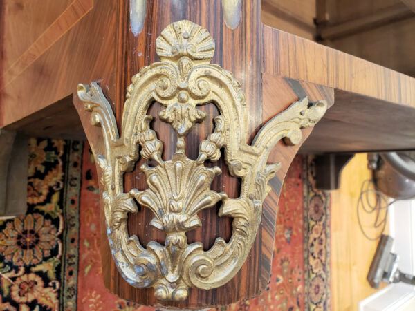 Rare Maison Jansen Regence Style Ormolu-Mounted Exotic Wood Commode - Image 9