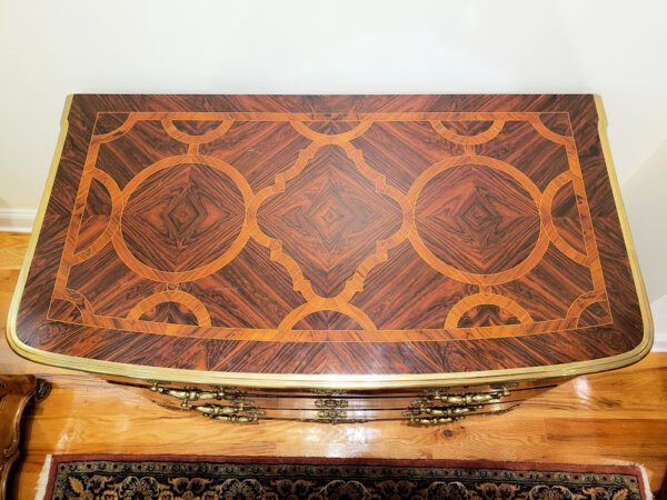 Rare Maison Jansen Regence Style Ormolu-Mounted Exotic Wood Commode - Image 13