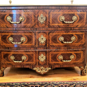 Rare Maison Jansen Regence Style Ormolu-Mounted Exotic Wood Commode