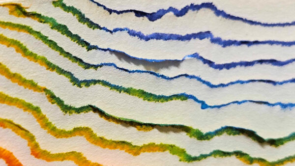 Maty Grunberg (1943)  “Life Spectrum, 1970 Mixed Media on Paper Sculpture - Image 12