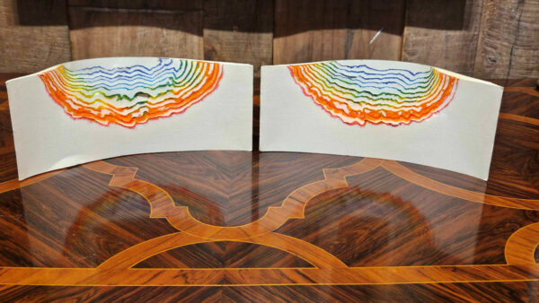 Maty Grunberg (1943)  “Life Spectrum, 1970 Mixed Media on Paper Sculpture - Image 16