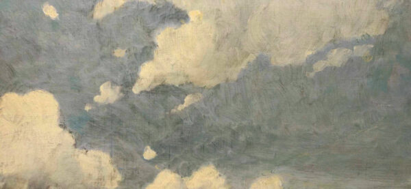 Max Jensen (1879-1907) “Stormy Sea” Oil on Canvas. - Image 8