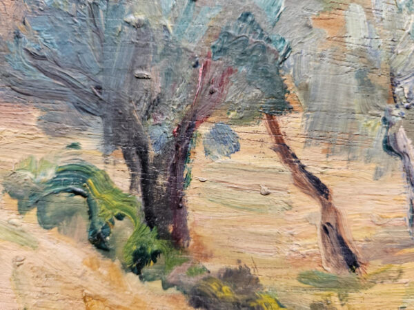 Maxime Boulard de Villeneuve (1884 - 1971) Oil on Board "Provence Landscape with Trees" - Image 13