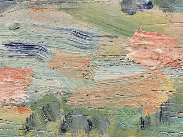 Maxime Boulard de Villeneuve (1884 - 1971) Oil on Board "Provence Landscape with Trees" - Image 14