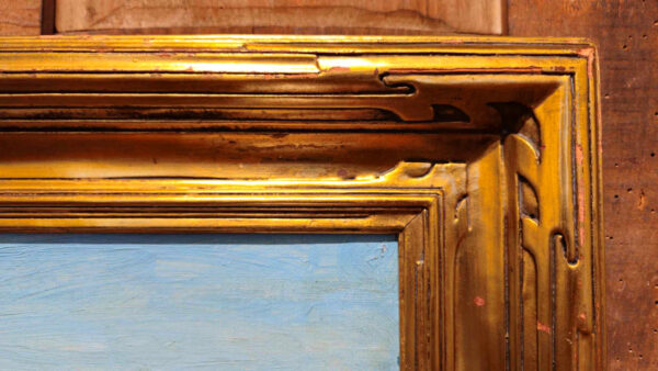 Newcomb-Macklin Frame on Oil on board by John Redding Kelly (1879-1949) "Rocks" - Image 18