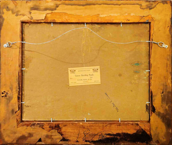Newcomb-Macklin Frame on Oil on board by John Redding Kelly (1879-1949) "Rocks" - Image 19
