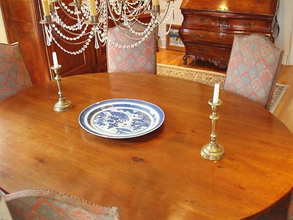 French Fruitwood Oval Farm Table - Image 13
