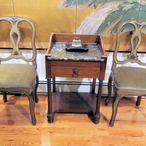 Pair of 18th Century Venetian Italian Painted Chairs
